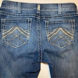 Ariat Real Denim Boot Cut jeans size 31 with a 30 inch inseam.